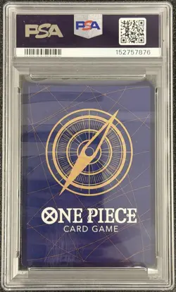 The Azure Sea's Seven #OP12-030 Dracule Mihawk SP Alternate Art PSA 10 - Image 2