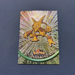 ALAKAZAM #65 TOPPS POKEMON TV Animation Edition Holo Foil 1999 Trading Card - Image 3