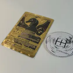 Pokemon Shiny Charizard GX 320HP Gold Foil Fan Art Card 127/255 - Image 2