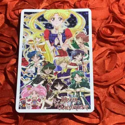 SAILOR MERCURY MIZUNO AMI Sailor Moon Holo Merry Christmas Anime Card - Image 4