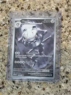 Pokemon TCG Mega Evolution Steelix Holo Card 150/132 Secret Rare - Image 1