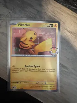 Pokemon Pikachu TCG SV-Temporal Forces #51/162 Common Reverse Holo Card - Image 1
