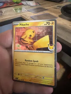 Pokemon Pikachu TCG SV-Temporal Forces #51/162 Common Reverse Holo Card - Image 3
