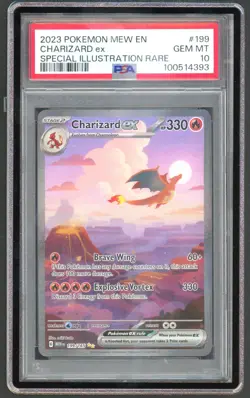 Pokemon Card - PSA 10 Charizard Ex 199/165 - 151 SIR - GEM MT - PSA10 - Image 1