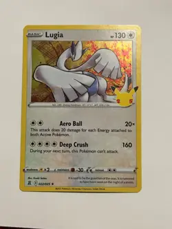 Lugia 022/025 - Celebrations - Holo Pokemon Card - Near Mint (NM) - Image 1