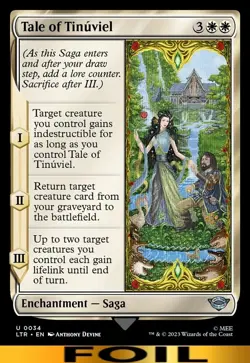 Tale of Tinuviel ** FOIL ** #34 (Saga) - Lord of the Rings - CUC NM MTG - Image 1