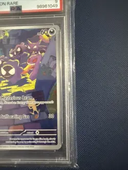Pokemon TCG Gastly Illustration Rare IR Holo Card 177/162 Temporal Forces PSA 9 - Image 3