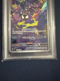 Pokemon TCG Gastly Illustration Rare IR Holo Card 177/162 Temporal Forces PSA 9 - Image 4