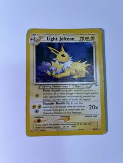 Pokemon TCG Light Jolteon Neo Destiny Card 48/105 Regular - Image 1