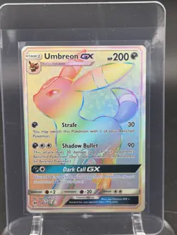 POKEMON TCG 2017 Umbreon GX (Secret) 154/149 SM Base Set Holo NM - Image 1