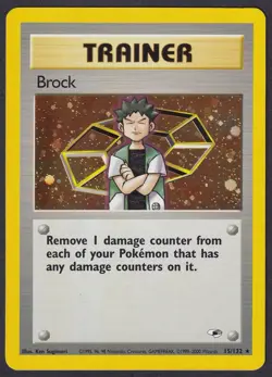 Pokemon Brock 15/132 Holo Gym Heroes - Image 1