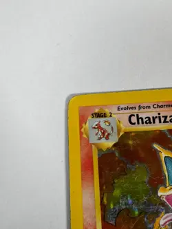 Pokemon Base Set Charizard 4/102 Unlimited Holo MP - Image 2