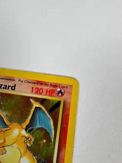 Pokemon Base Set Charizard 4/102 Unlimited Holo MP - Image 3