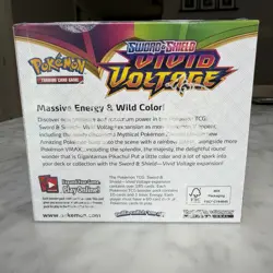 Pokemon TCG: Sword & Shield - Vivid Voltage Booster Box - Sealed 820650817496 - Image 3