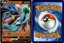 Lucario V 078/189 Astral Radiance Pokemon TCG Holo V Rare NM - Image 3