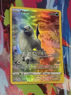 Pokemon Crown Zenith #GG16/GG70 Absol Galarian Gallery Rare Full Art Holo - Image 1