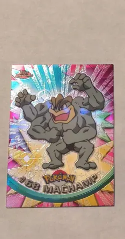 Topps Pokemon Topps Chrome TV Animation Edition Machamp #68 Holo - Image 1