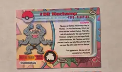 Topps Pokemon Topps Chrome TV Animation Edition Machamp #68 Holo - Image 2