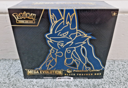 🔥POKEMON CENTER ETB🔥LUCARIO ELITE TRAINER BOX MEGA EVOLUTION CENTRE DENT - Image 1