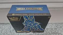 🔥POKEMON CENTER ETB🔥LUCARIO ELITE TRAINER BOX MEGA EVOLUTION CENTRE DENT - Image 2