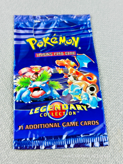 Pokemon LEGENDARY COLLECTION Booster pack aperta/vuota Holo charizard blastoise - Image 1
