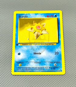 Pokemon STARYU 65/102 Prima Edizione Set Base 1st WOTC Carta Comune Vintage - Image 1