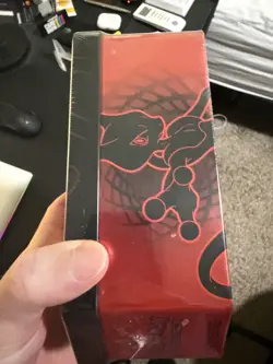 Pokemon Team Rocket Tin 5 Booster Packs + Promo - New Sealed Mewtwo Tin - Image 2