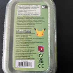 Pokemon TCG 25 Celebrations Mini Tin GALAR 2021 SEALED Scorbunny Grookey Sobble 820650809378 - Image 4