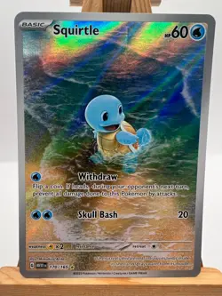 Pokemon TCG - S&V 151 - 170/165 Squirtle - Illustration Rare - NM/M - Image 1