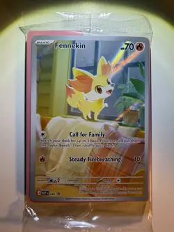 Fennekin 080 Sealed Chaos Rising ETB Promo Pokemon - Image 1