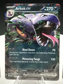 Pokemon Toxel Black Star Promo Arbok ex Gengar Holo Lot SV151 Perfect Order NM - Image 4