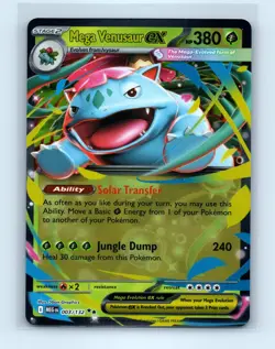 Pokemon tcg ME01: Mega Evolution Mega Venusaur ex Near Mint or Better - Image 1