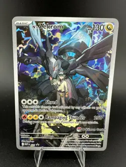 Pokemon Center N’s Zekrom #031 Promo Near Mint Pokemon Center Stamped - Image 1