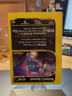 JUMBO Pokemon 2002 ROCKET'S SNEASEL Winner Promo #5 RARE!! NM-LP - Image 2
