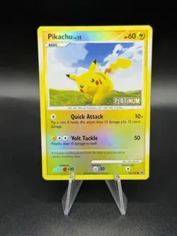 2008 Pokemon Pikachu 70/100 - Platinum Burger King Promos Reverse Holo LP HD3 - Image 1