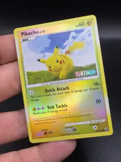 2008 Pokemon Pikachu 70/100 - Platinum Burger King Promos Reverse Holo LP HD3 - Image 2