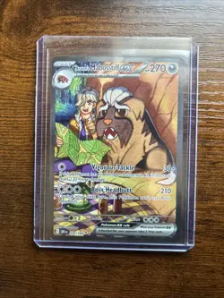 Pokemon Arven's Mabosstiff EX Full Art Special Illustration Rare Holo 235/182 - Image 1