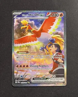 Pokemon Ethan’s Ho-Oh ex 230/182 Special Illustration Rare Destined Rivals NM - Image 1