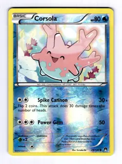 Corsola XY - BREAKpoint #29 (2016) Common Reverse Holo NM Pokemon - Image 1