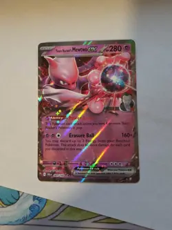 🔥Pokemon Destined Rivals Mewtwo ex 081/182 - Image 1