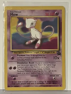 Mew 8 WoTC Black Star Promo LP Pokemon Fast Shipping - Image 1