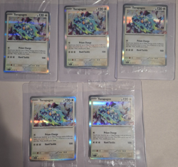 Lot of (5) Pokemon Horizons Terapagos and Quaxly Pokemon Center Promos *SEALED* - Image 1