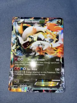 Pokemon TCG 2013 White Kyurem EX 103/149 Boundaries Crossed Holo - Image 1