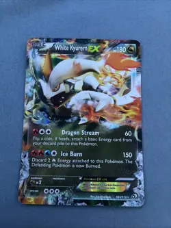 Pokemon TCG 2013 White Kyurem EX 103/149 Boundaries Crossed Holo - Image 2