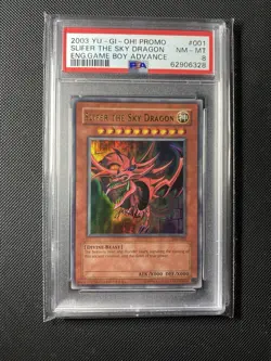 PSA 8 Slifer the Sky Dragon GBI-001 Ultra Rare Promo Game Boy Advanced Yugioh - Image 1