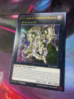 YUGIOH Ultimate Rare Stellarknight Constellar Diamond SECE-EN051 1st Edition 💎 - Image 1