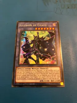YUGIOH Secret Rare Illusion Of Chaos MP23-EN017 1st Edition - Image 1