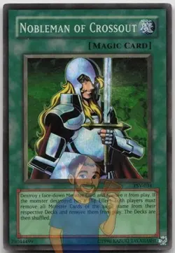 Nobleman of Crossout PSV-034 Super Rare Unlimited Heavily Played Yugioh - Image 1