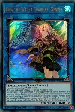 MP21-EN072 ERIA THE WATER CHARMER, GENTLE ULTRA RARE 1ST EDITION YuGiOh CARD - Image 1