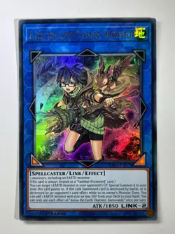 Aussa the Earth Charmer, Immovable RA04-EN078 Ultra Rare 1st Ed YuGiOh Card - Image 1